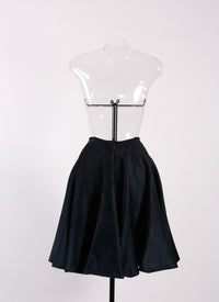 Velvet skirt - Dark Navy