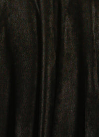 Short skirt in velvet - Black