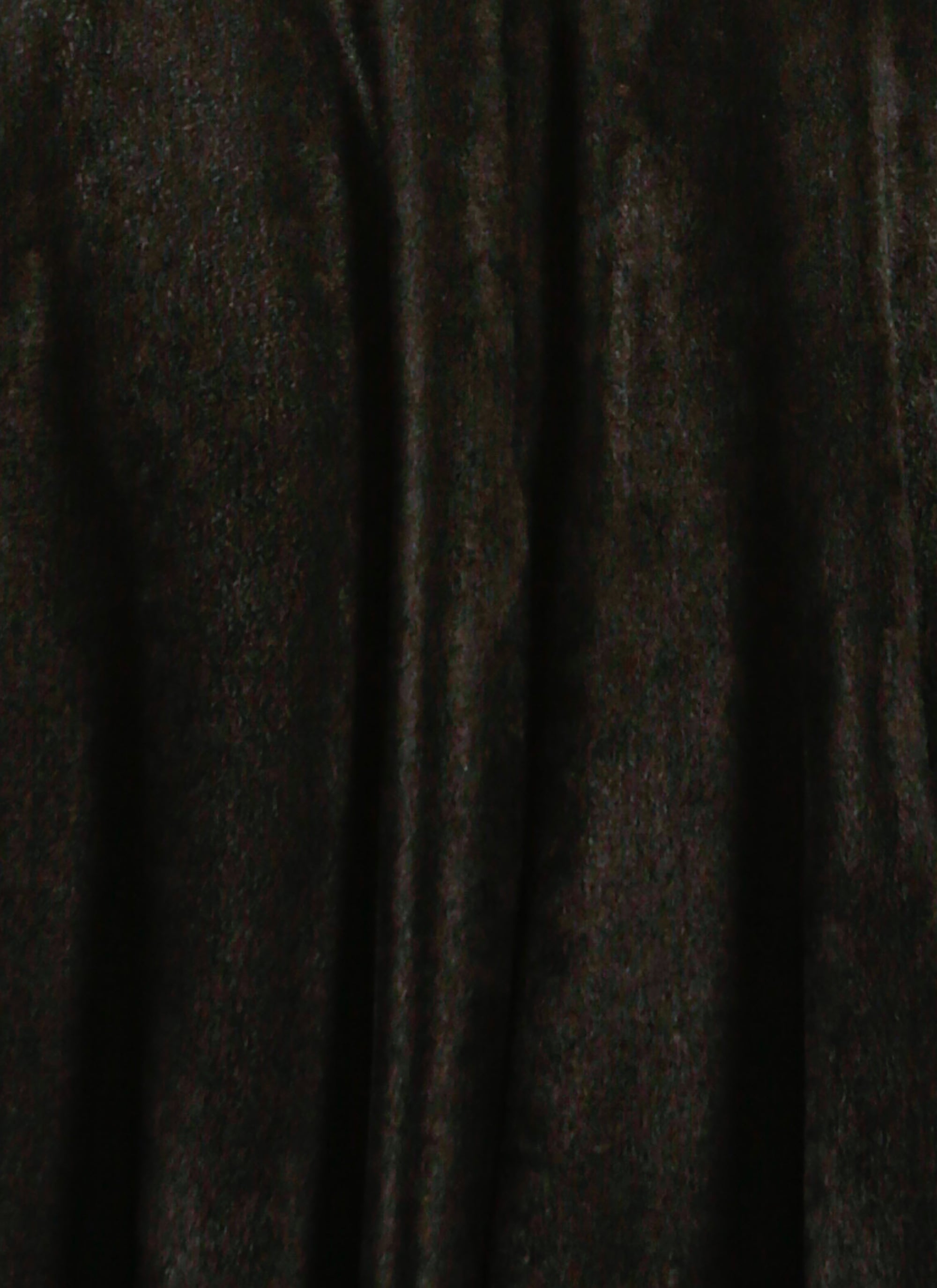 Short skirt in velvet - Black