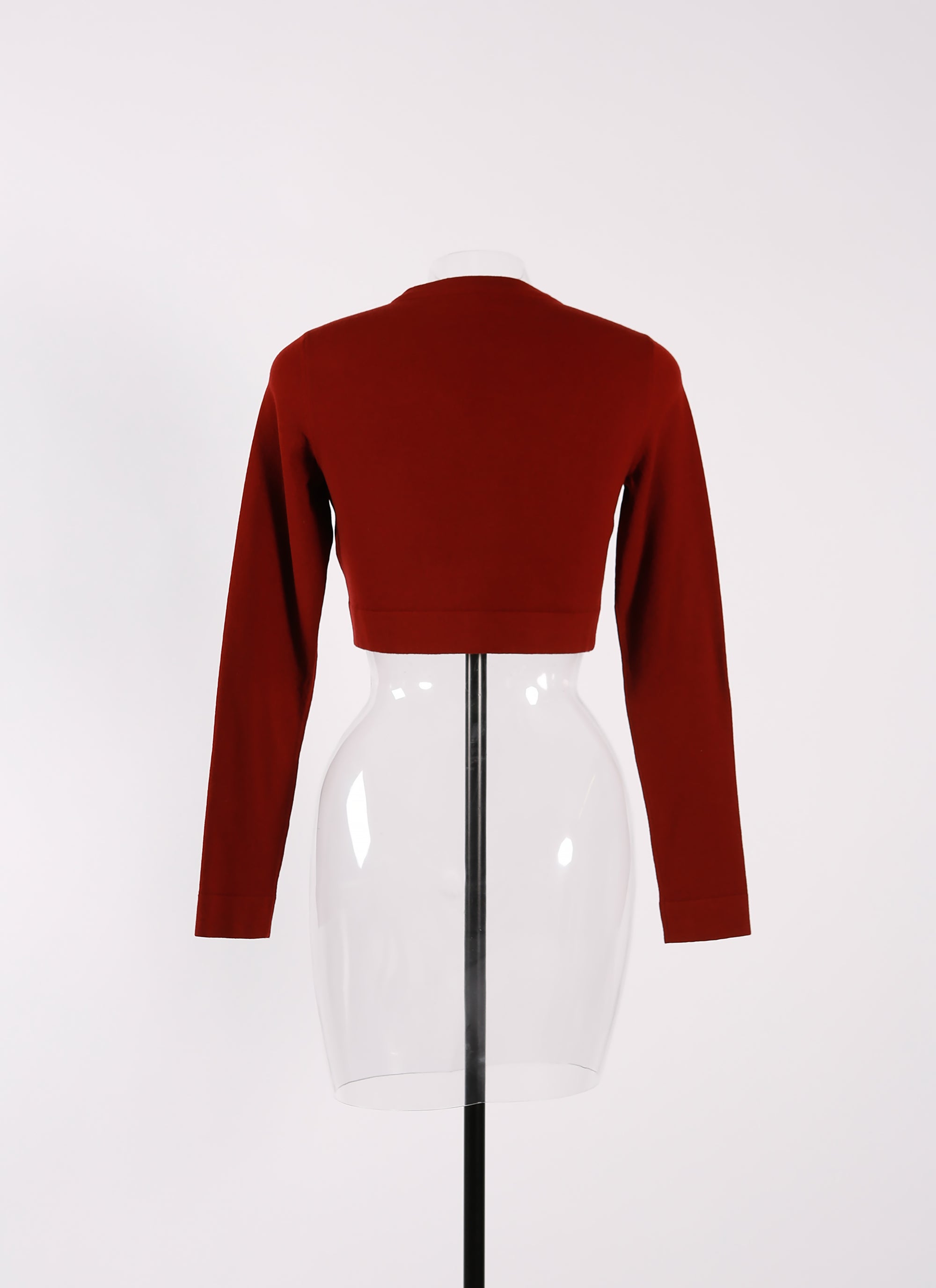 Supreme wool cardigan - Garnet
