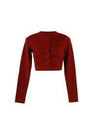 Supreme wool cardigan - Garnet