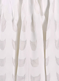 Jupe courte Serpentin - Blanc Optique