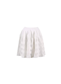 Jupe courte Serpentin - Blanc Optique