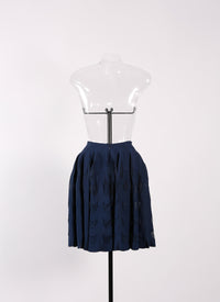 Serpentine Short skirt - Royal Blue