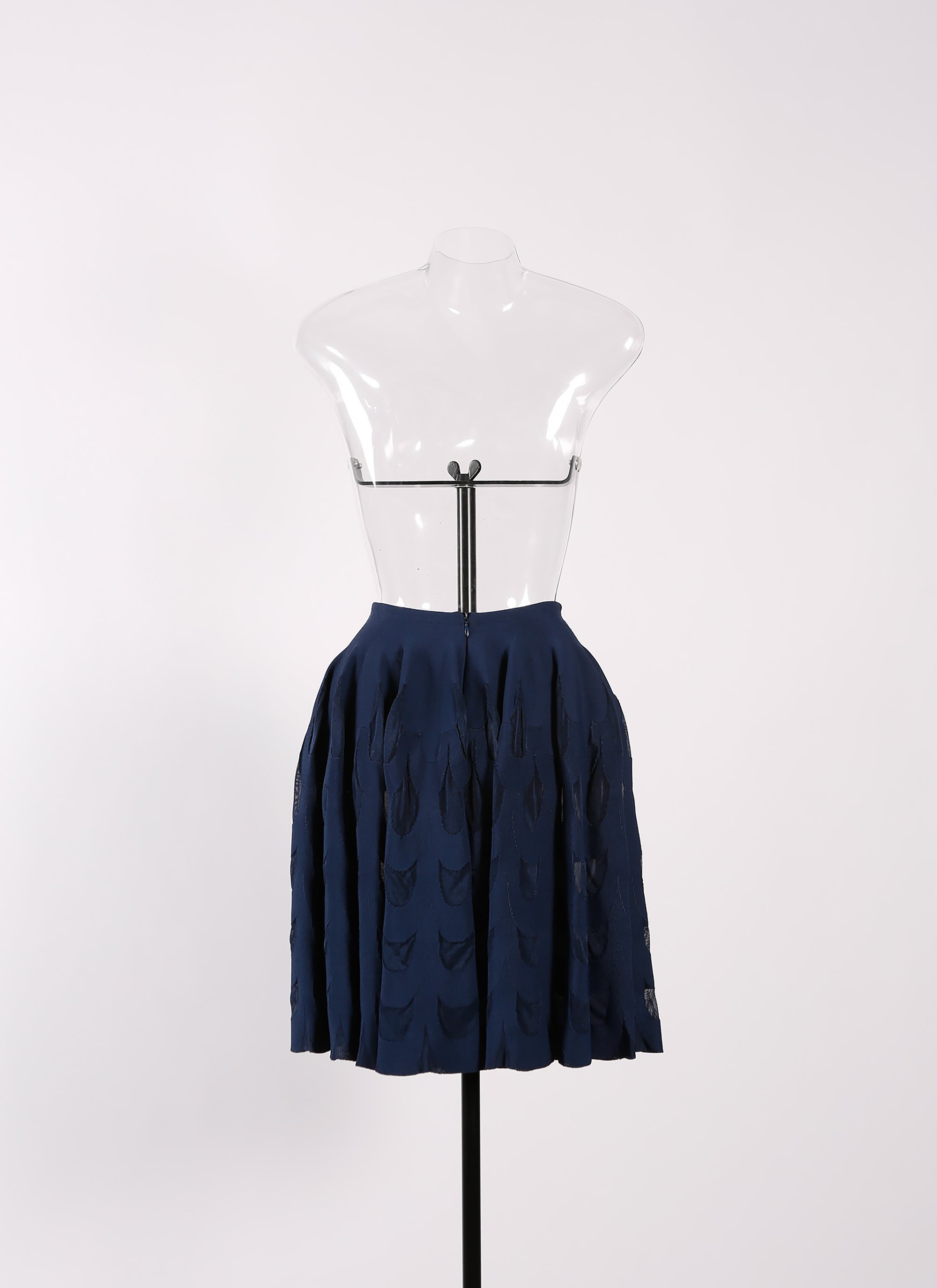 Serpentine Short skirt - Royal Blue