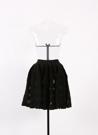 Serpentine Short skirt - Black