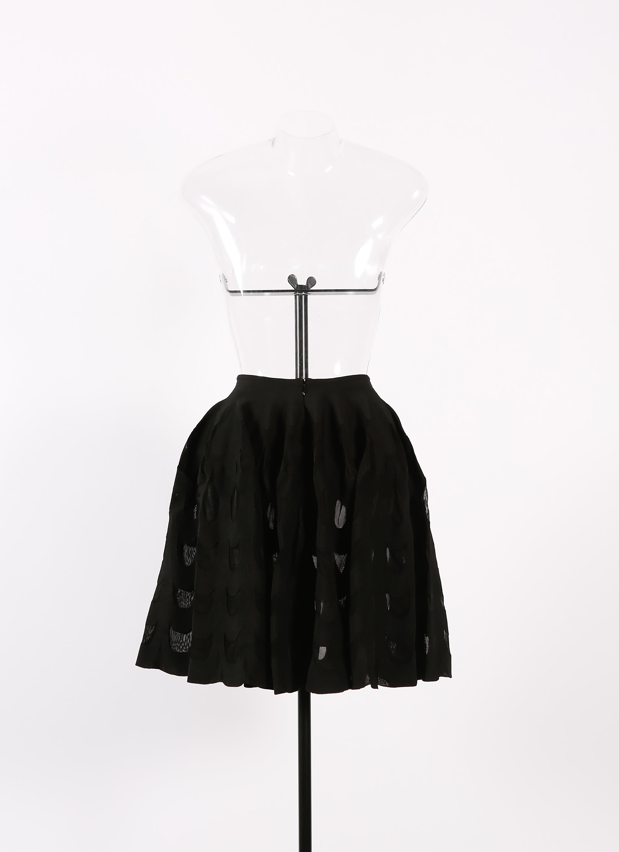 Serpentine Short skirt - Black