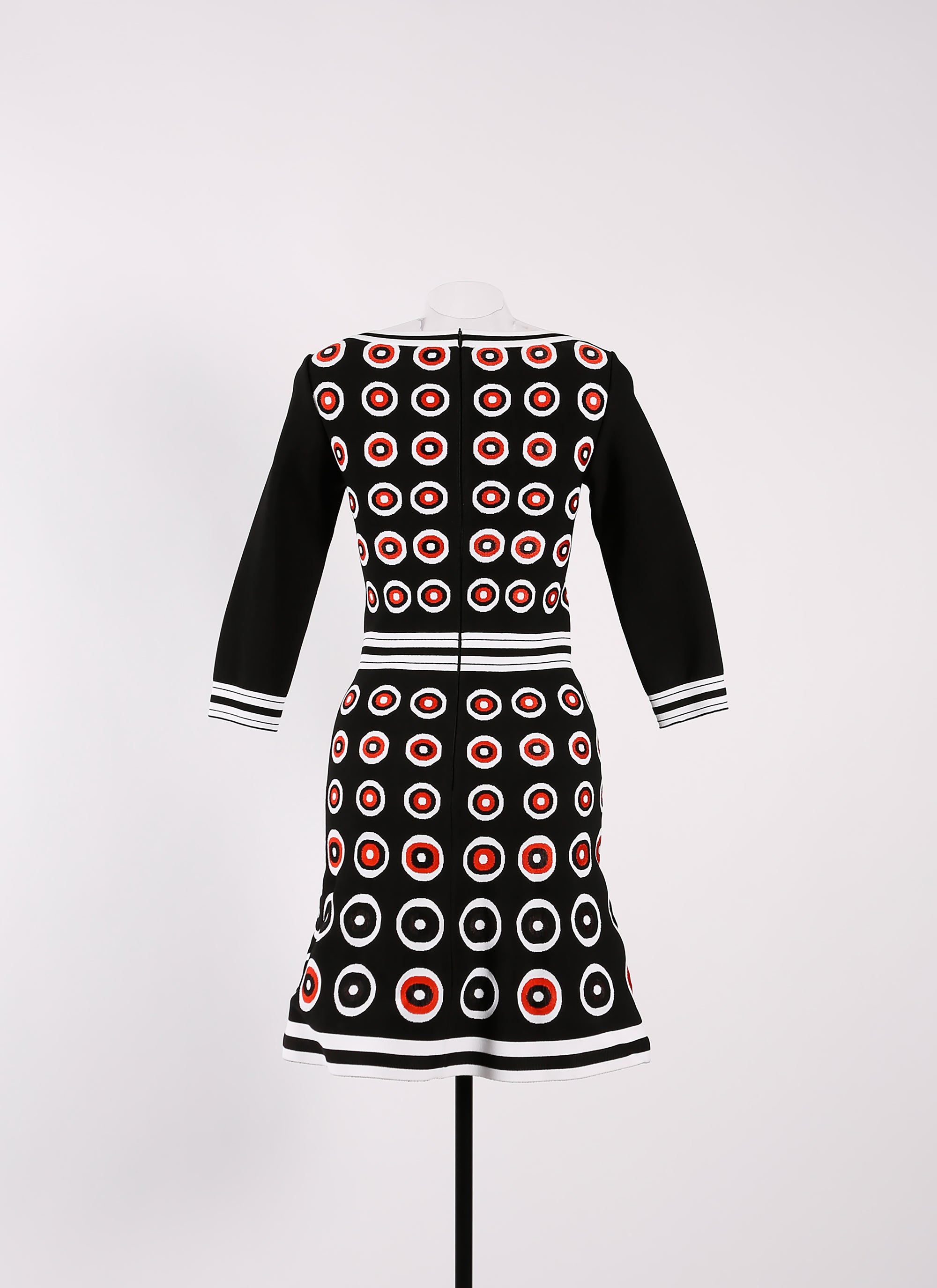 Atomic knitted 3/4 sleeve dress - Multicolour