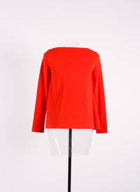 Long sleeve top - Flesh Red