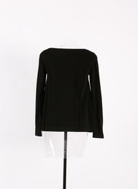 Long sleeve top - Black