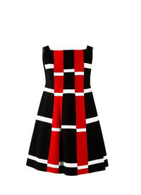 Tunique sans manches Mirage - Noir & Rouge