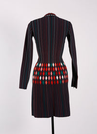 Berlingot long-sleeved dress - Multicolour