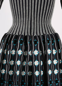 Robe courte à manches 3/4 Faience - Bleu Lagon