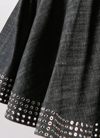 Jupe en denim - Noir