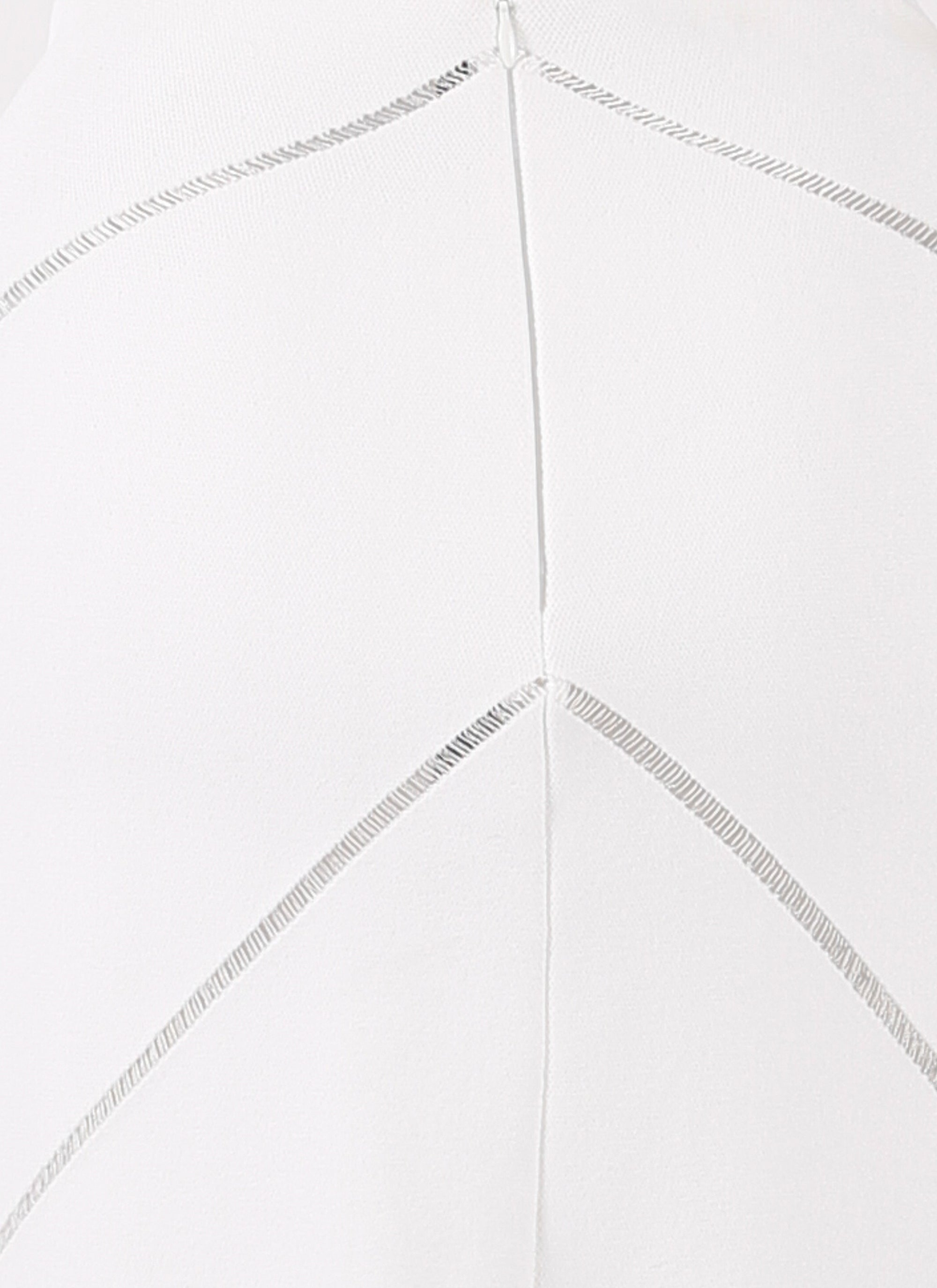 Guarani knitted straight skirt - Optic White