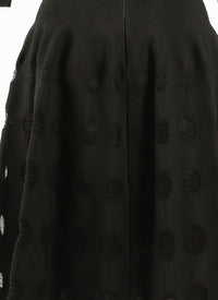 Atlas knitted long sleeve dress - Black