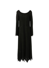 Robe à manches longues Jamaica en maille - Noir