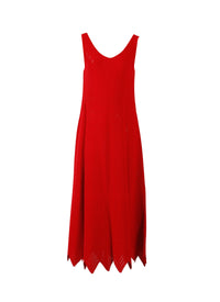 Jamaica knitted sleeveless dress - Lacquer