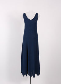 Robe sans manches Jamaica en maille - Marine