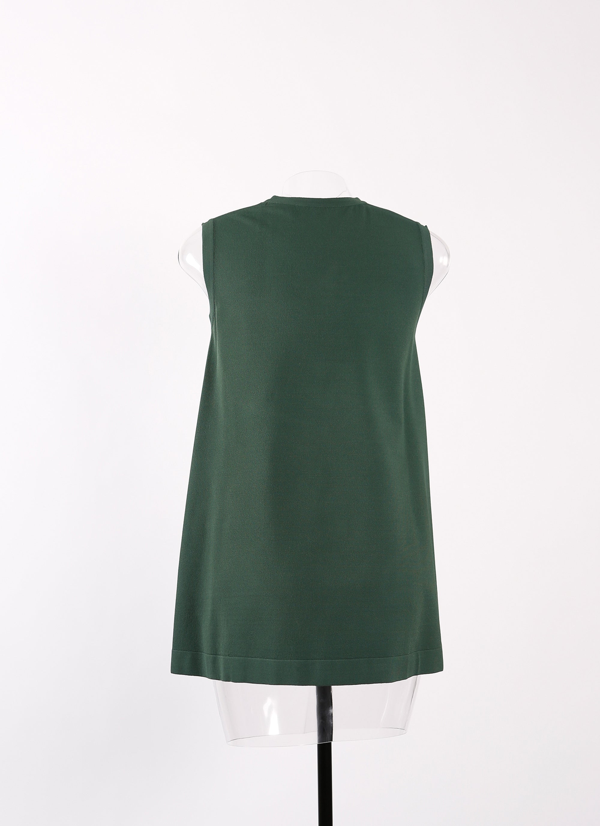 Sleeveless jumper - Sage