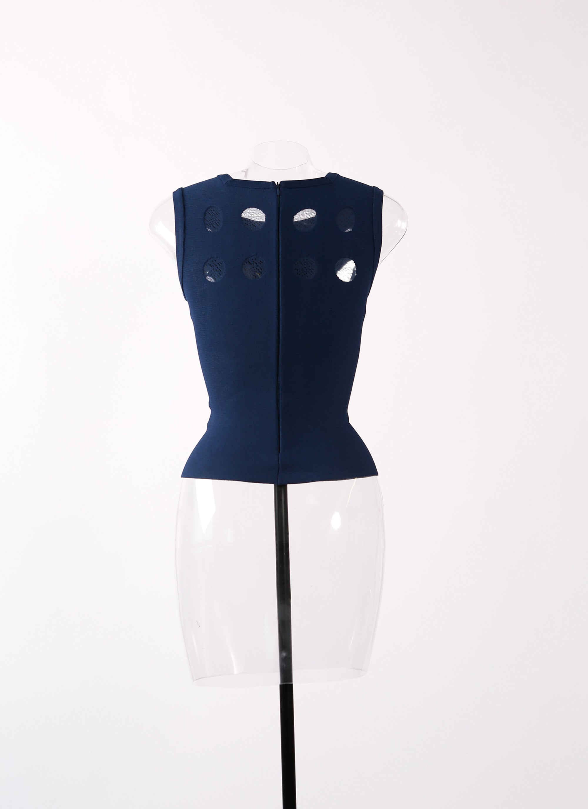 Pull sans manches Atlas en maille - Marine