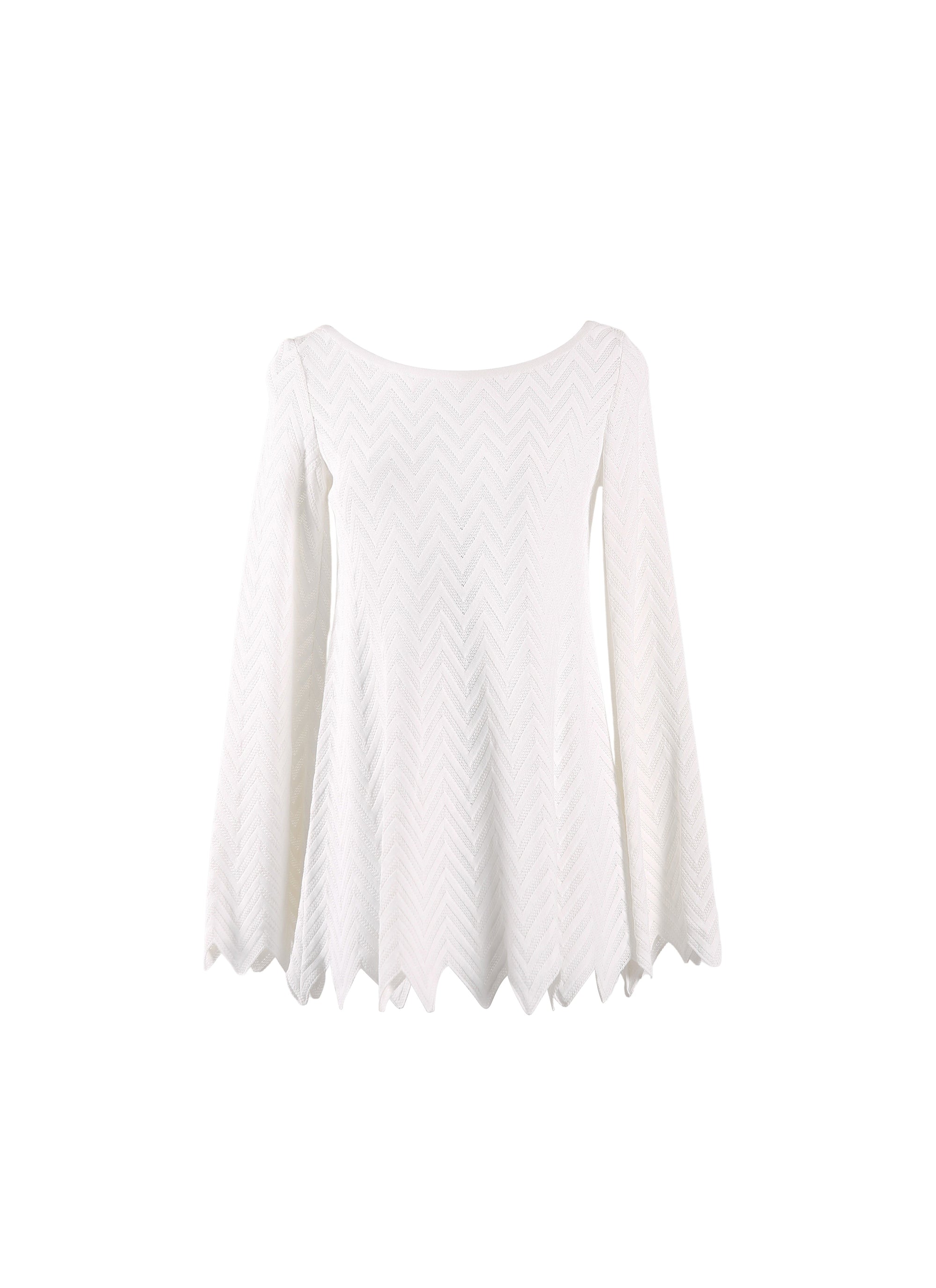 Pull à manches longues Jamaica en maille - Blanc Optique