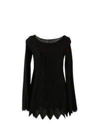 Pull à manches longues Jamaica en maille - Noir