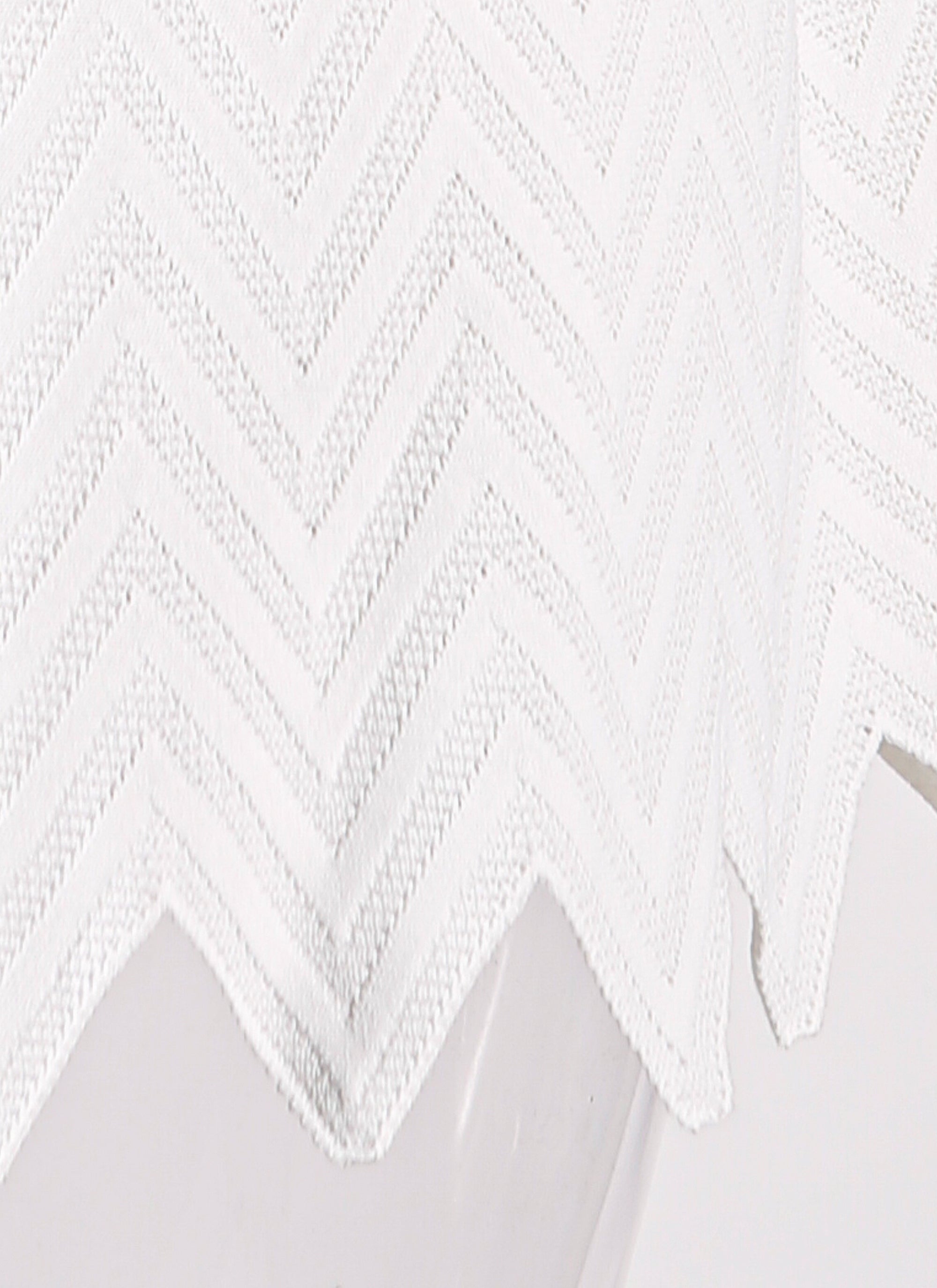 Jamaica knitted short sleeve jumper - Optic White