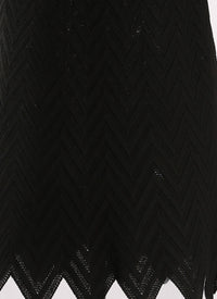 Pull à manches courtes Jamaica en maille - Noir
