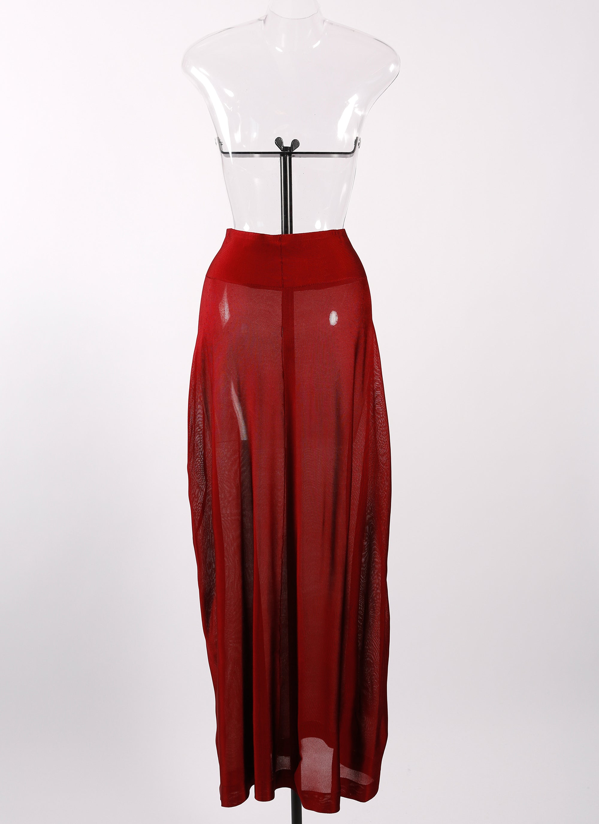 Intime Long skirt Bottom - Madder