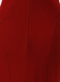 Mesh Diva sleeveless dress - Madder