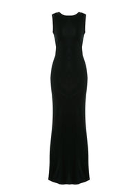 Mesh Diva sleeveless dress - Black