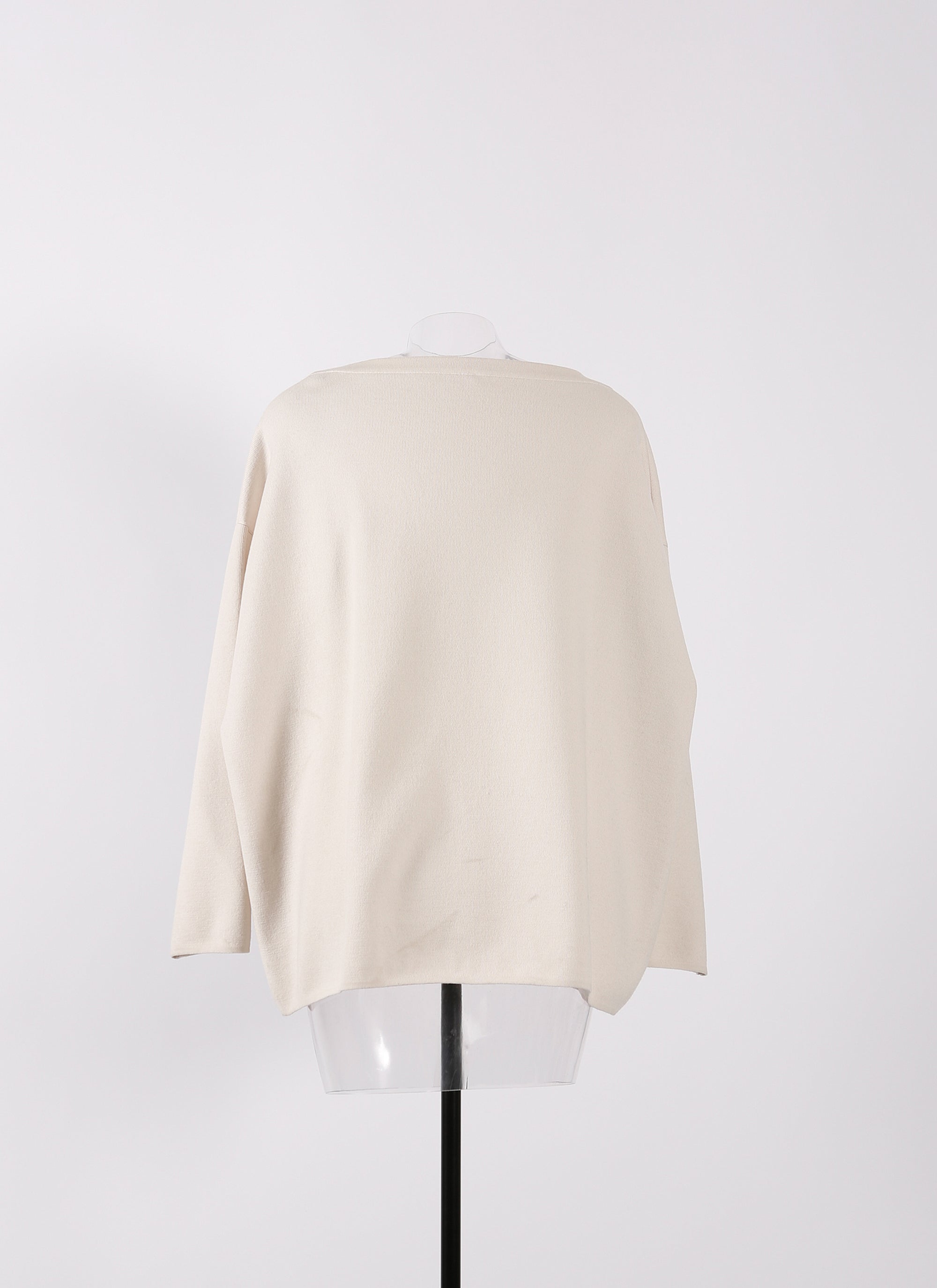 Prima Donna long sleeve wool jumper - Mother of Pearl White