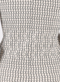 Candy long sleeve jumper in wool - White & Black