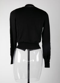 Twin-set fine wool knitwear - Black
