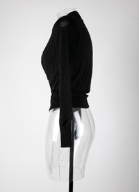 Twin-set fine wool knitwear - Black