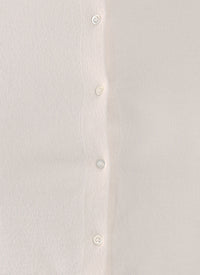 Supreme long sleeve wool waistcoat - Mother of Pearl White