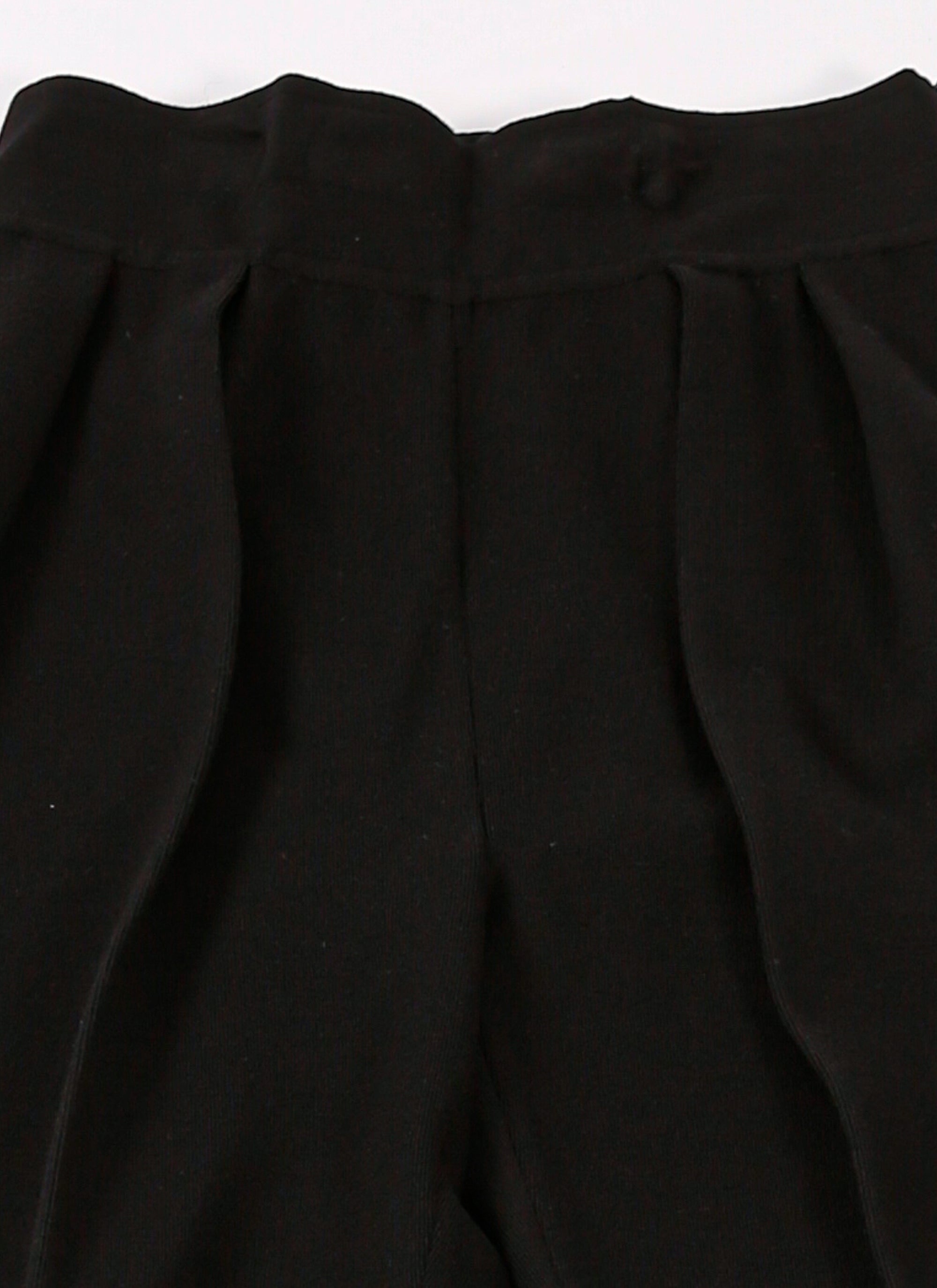 Stretch wool trousers - Black