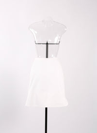 Jupe canvas - Blanc