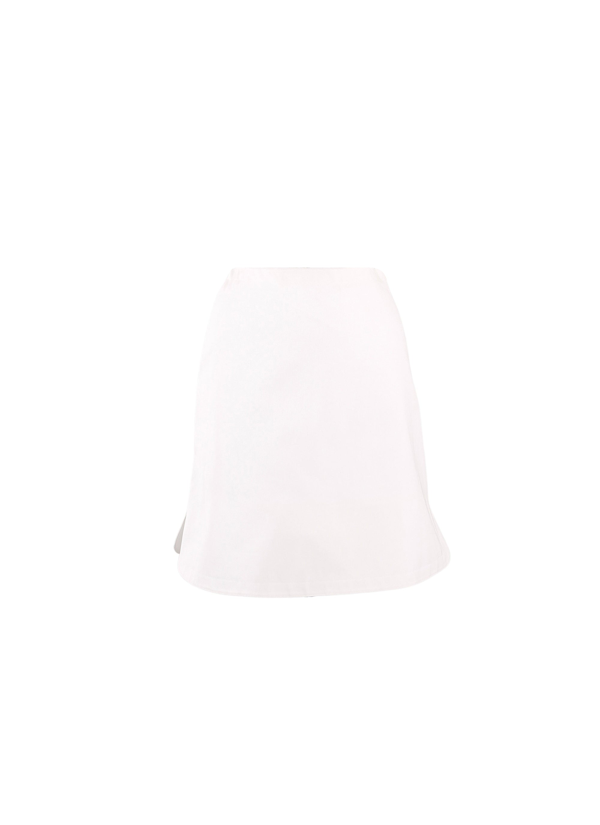 Jupe canvas - Blanc