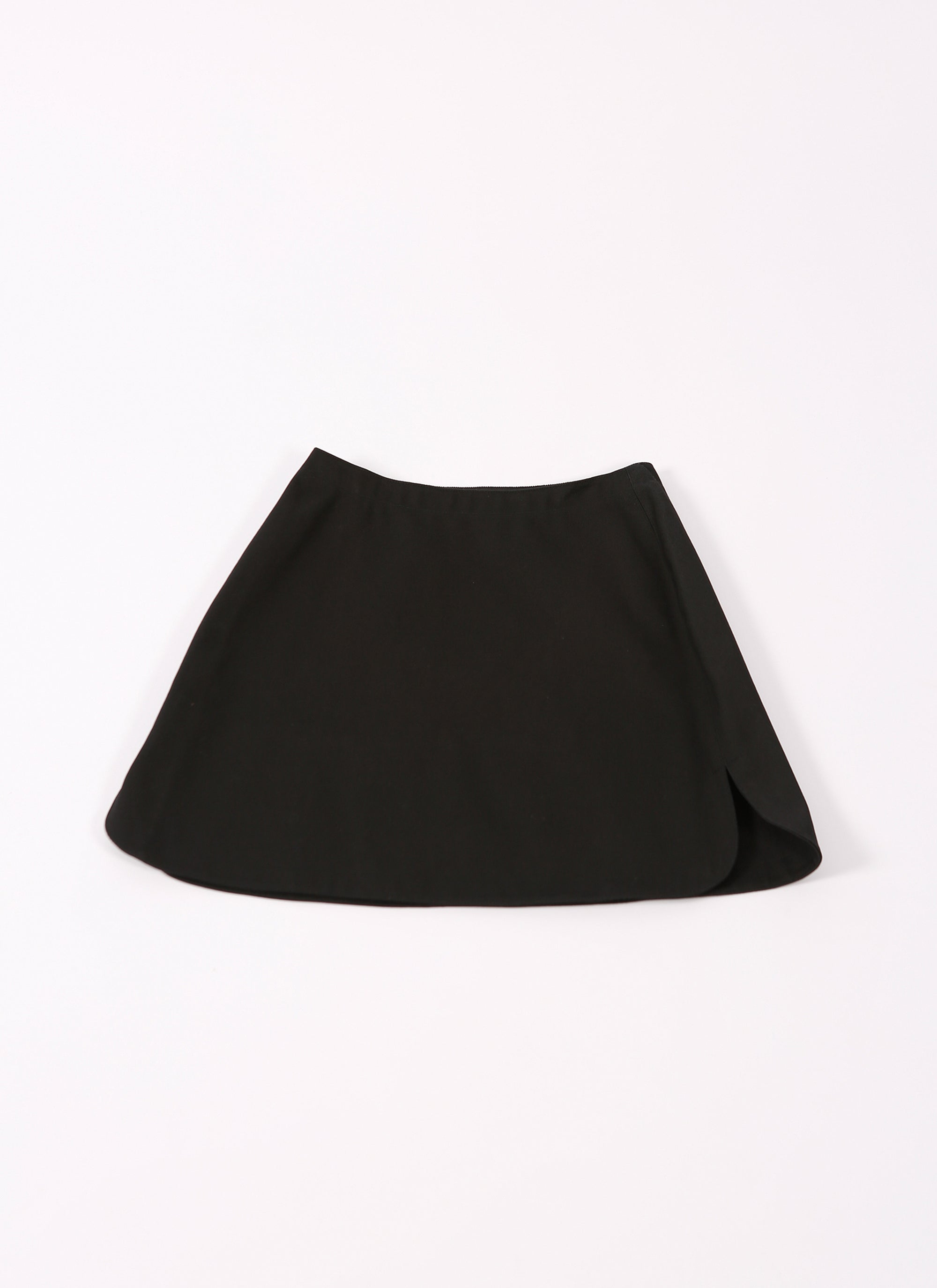 Canvas mini skirt - Black