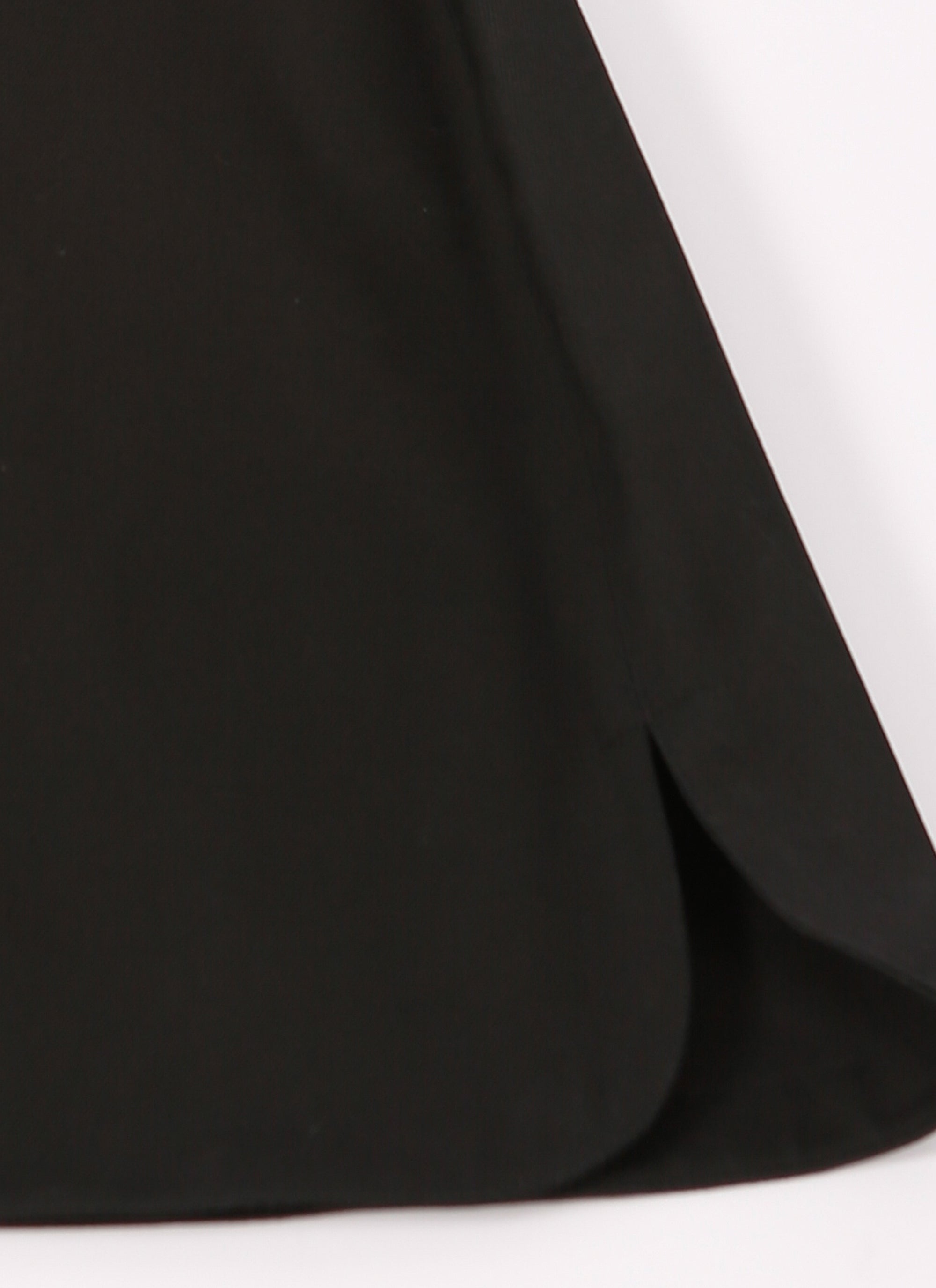Canvas mini skirt - Black