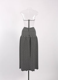 Jupe Fantasia en maille - Noir & Blanc