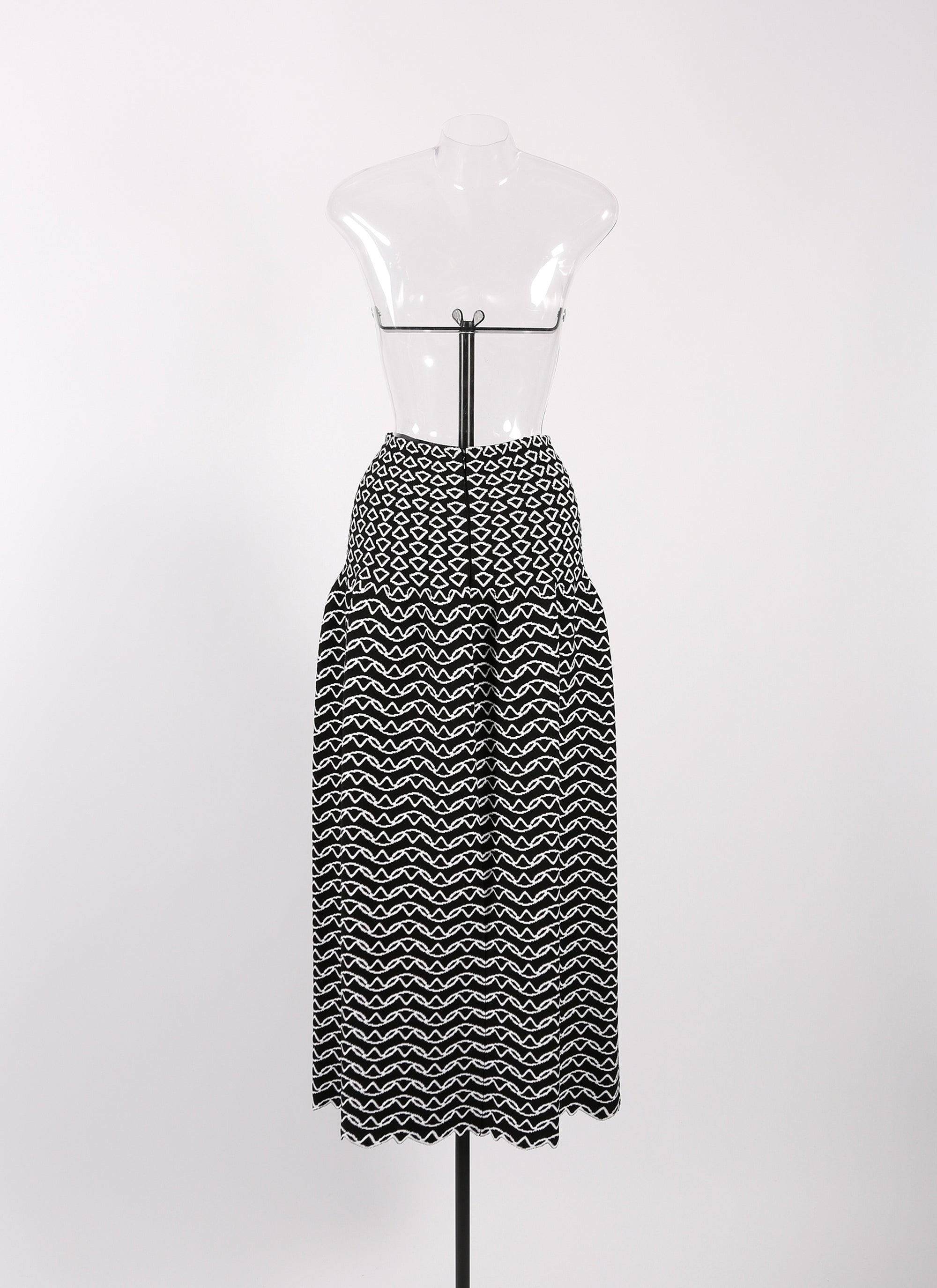 Jupe Fantasia en maille - Noir & Blanc