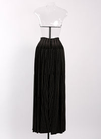 Mistral knitted skirt - Black & Beige