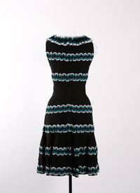 Robe sans manches Farandole en maille - Multicolore Vanille