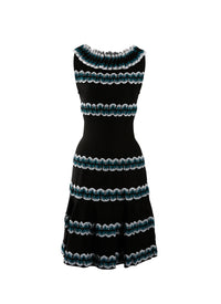Robe sans manches Farandole en maille - Multicolore Vanille