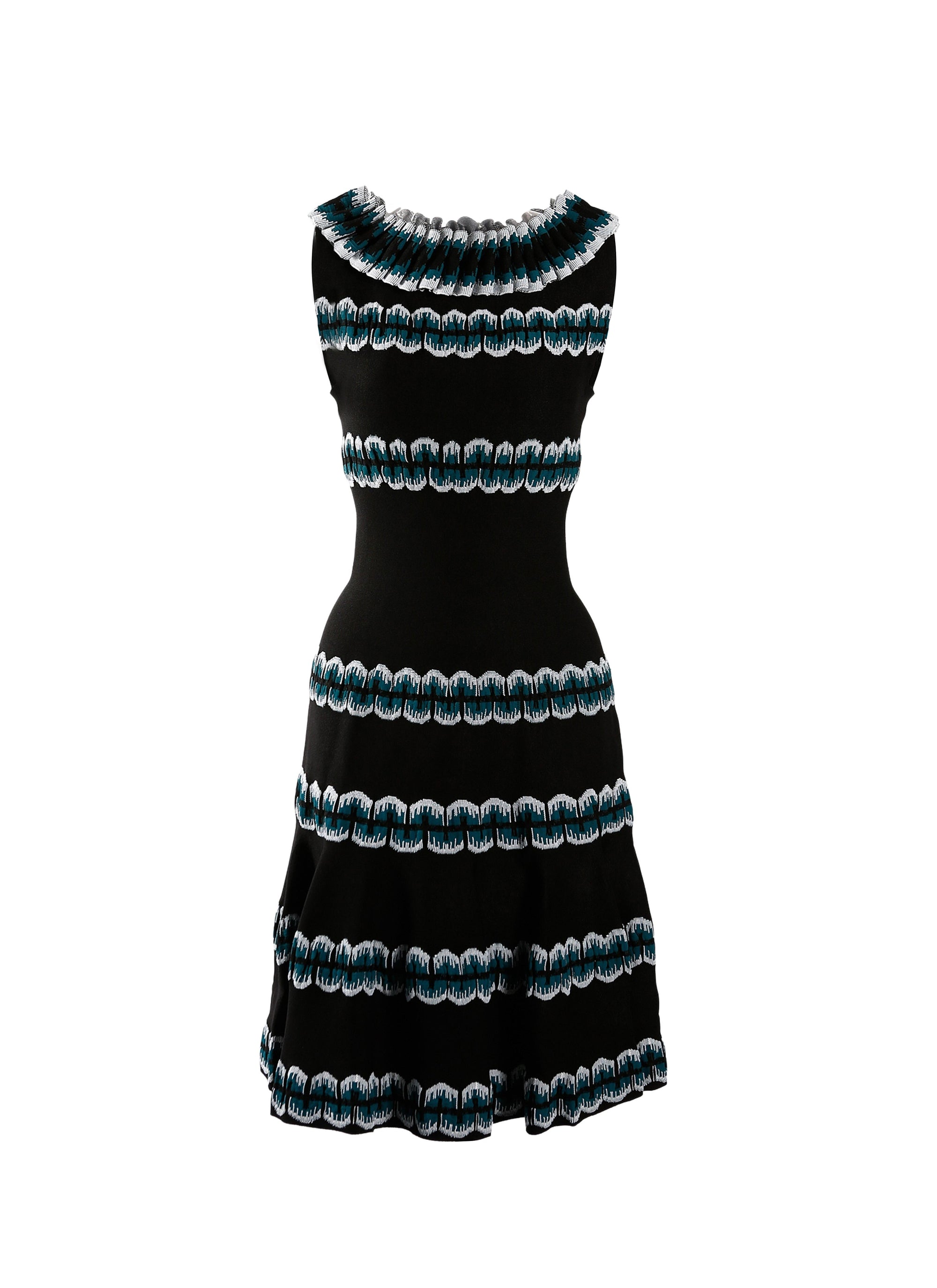 Robe sans manches Farandole en maille - Multicolore Vanille