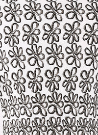 Robe à manches courtes Astragale en maille - Chair & Multicolore
