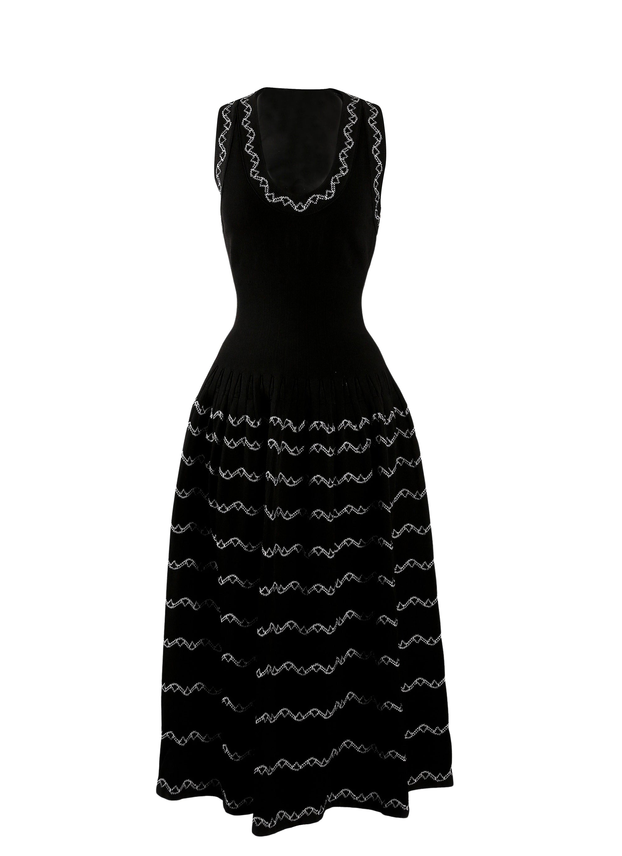 Robe sans manches Allegro en maille - Noir